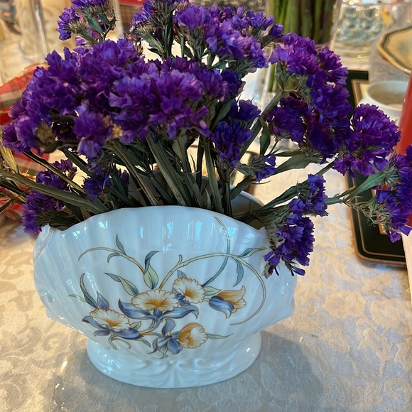 Ansley Just Orchids Fine English China Napkin holder/vase. - Picture 2 of 7